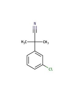 Astatech 2-(3-CHLOROPHENYL)-2-METHYL-PROPANENITRILE; 1G; Purity 95%; MDL-MFCD11036579
